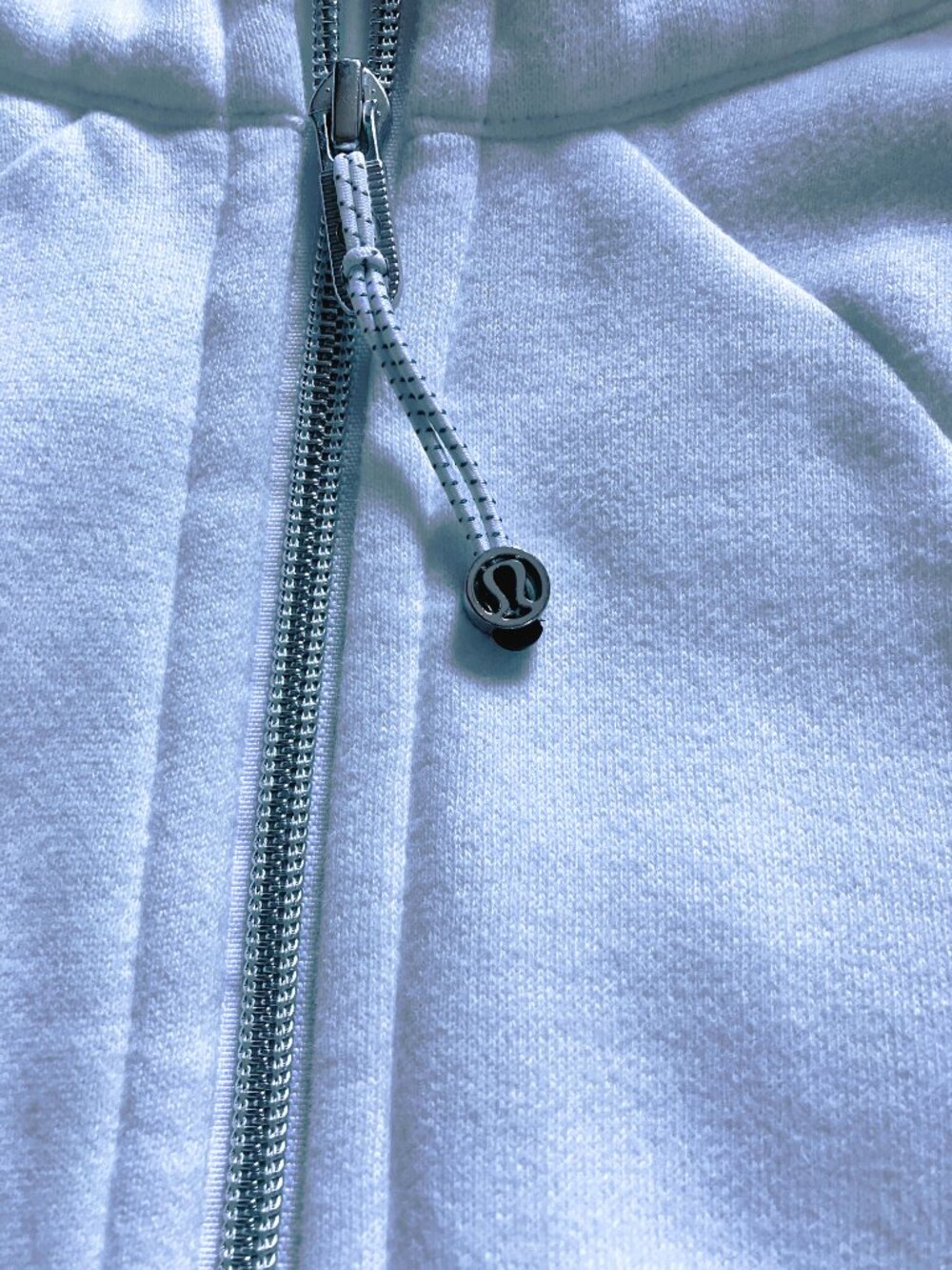 Excellent Condition White Lululemon Athletica Scuba Jacket Hoodie Fleece Sz 4 - Picture 9 of 14
